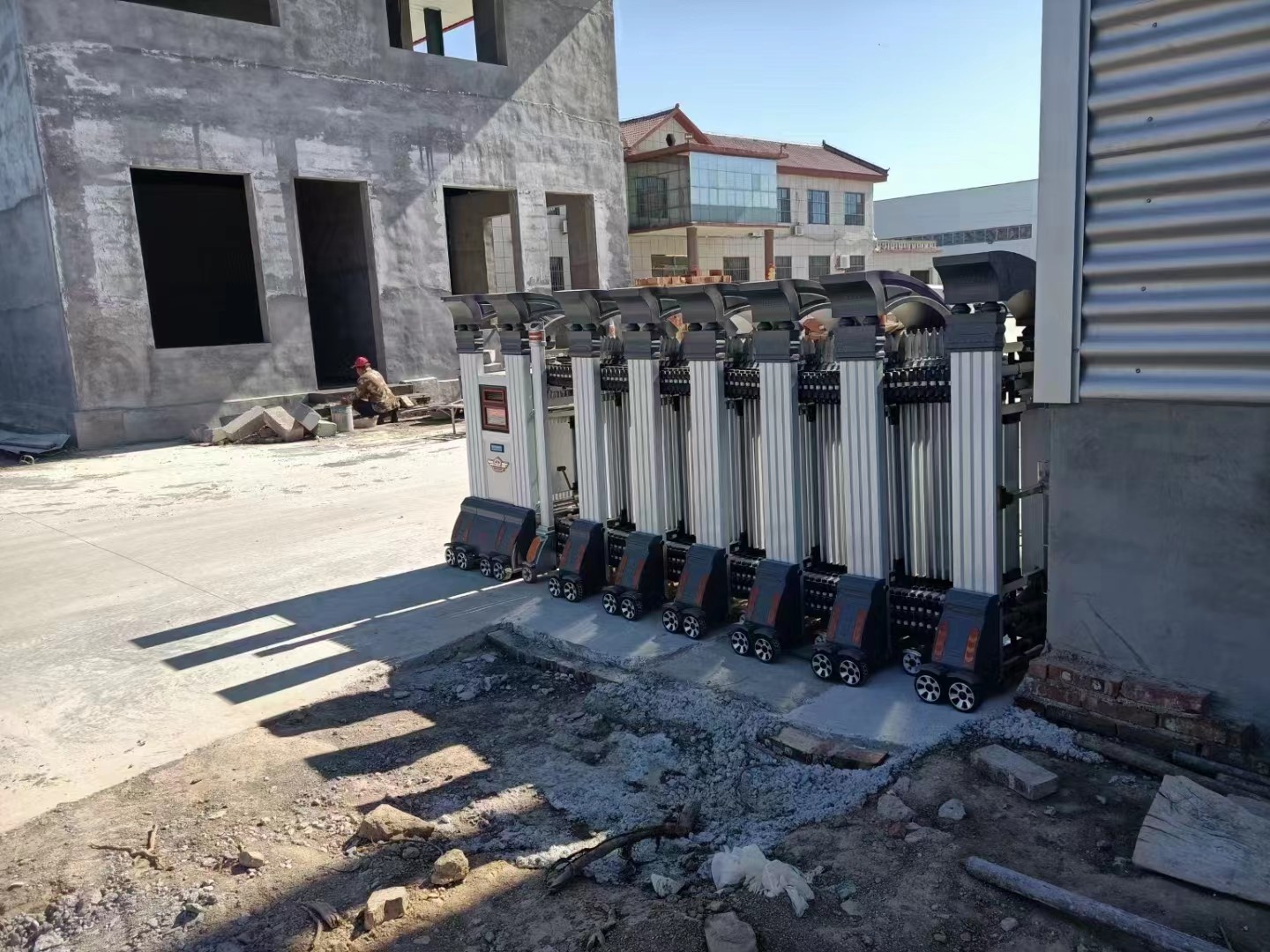 鋁合金電動伸縮門