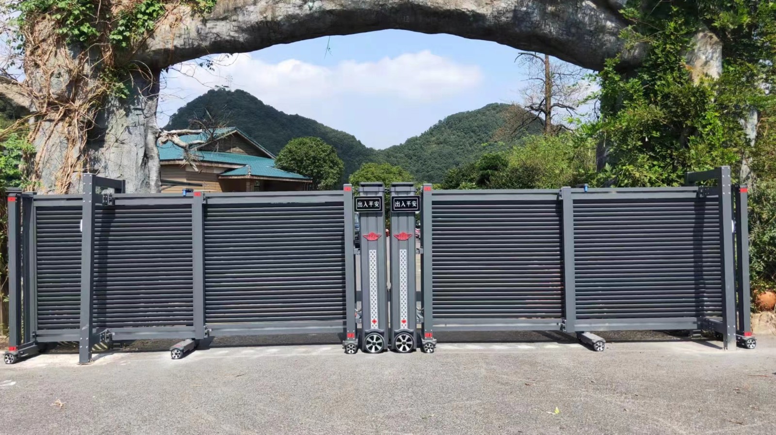 單/無軌直線段滑門