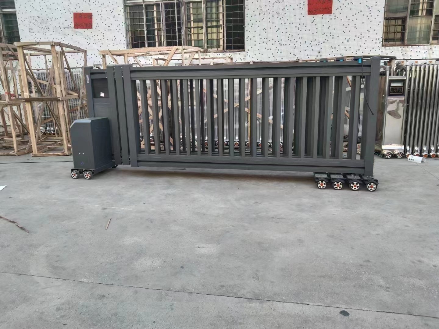 單/無軌直線段滑門